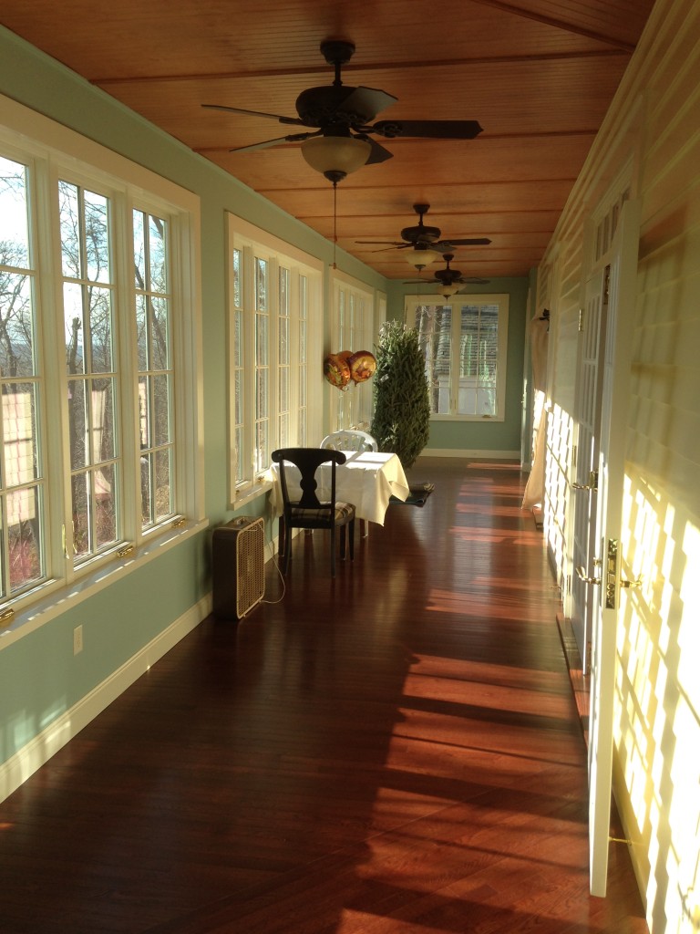 Stirling, NJ Interior of Porch renovation